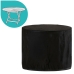 Étui de protection Table Noir PVC 100 x 100 x 75 cm