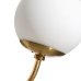 Стенна лампа 24,8 x 24,8 x 42 cm Кристал Златен Метал Бял Vintage