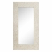 Nástěnné zrcadlo 186 x 7 x 100 cm Bílý Mušle