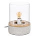 Stolna svjetiljka LÁMPARAS INDUSTRIALES Siva Kristal Cement 60 W 240V 19,5 x 19,5 x 25 cm
