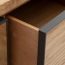 Konsolentisch mit Schubladen SPIKE 91 x 40 x 84,5 cm natürlich Metall Holz