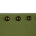Табла за легло 160 x 6 x 60 cm Синтетичен плат Зелен