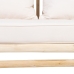 Двухместный диван AKAR Натуральный древесина тика 131 x 80 x 77,5 cm