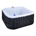 Inflatable Spa Sunspa Kvadrat Svart 4 personer (155 x 155 x 65 cm)