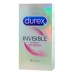 Invisible Extra liukastetut kondomit Durex Invisible (12 uds)