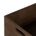Dekoratív doboz szett Barna Természetes Császárfa 44 x 31 x 18 cm (3 Darabok)