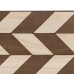 Set decoratieve dozen Bruin Natuurlijk Paulownia hout 44 x 31 x 18 cm (3 Onderdelen)