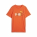 Koszulka z krótkim rękawem dla dzieci Puma Ess+ Futureverse Pomarańczowy