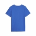 Camiseta de Manga Corta Infantil Puma Ess+ 2 Col Logo Azul