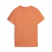 Kurzarm-T-Shirt für Kinder Puma Ess Block Schwarz Orange