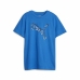 T-Shirt met Korte Mouwen voor kinderen Puma Active Sports Graphic Blauw