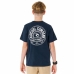 T shirt à manches courtes Enfant Rip Curl Stapler Blue marine