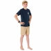 T-Shirt met Korte Mouwen voor kinderen Rip Curl Stapler Marineblauw