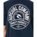 T-Shirt met Korte Mouwen voor kinderen Rip Curl Stapler Marineblauw