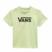 Детски Тениска с къс ръкав Vans Flying V Светло Зелено
