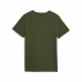 Børne Kortærmet T-shirt Puma Ess+ 2 Col Logo Mørk grøn