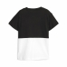 Παιδικό Μπλούζα με Κοντό Μανίκι Puma Power Colorblock Λευκό Μαύρο