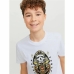 T-Shirt met Korte Mouwen voor kinderen Jack & Jones Jorheavens Wit
