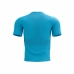Унисекс тениска с къс ръкав Compressport Trail Half-Zip Fitted SS Небесно синьо