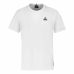 Uniseksiniai marškinėliai su trumpomis rankovėmis Le coq sportif Tri N°1 New Optical Balta