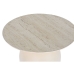 Side table DKD Home Decor White Beige Light brown Metal Ceramic 60 x 60 x 47 cm