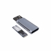 Carcasa HDD CoolBox DG-MCM-NVME1 Gri Argintiu