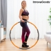 Adskillelig Fitness Hula Hop Bedækket med Skum O-Waist InnovaGoods 8 Dele Orange (Refurbished A)