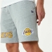 Pantalón Corto Deportivo New Era LA Lakers Gris