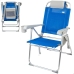 Skládací židle s opěrkou hlavy Aktive 47 x 99 x 63 cm Modrý (2 kusů)