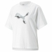 Kortarmet T-skjorte til Kvinner Puma Modernoversi Hvit