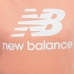 Dames-T-Shirt met Korte Mouwen New Balance Essentials Stacked Roze