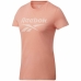 Dames-T-Shirt met Korte Mouwen Reebok Workout Ready Supremium Roze