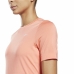 Dames-T-Shirt met Korte Mouwen Workout Ready  Reebok Supremium Roze