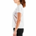 Kortarmet T-skjorte til Kvinner Kappa Cabou Hvit