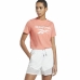 Dames-T-Shirt met Korte Mouwen Reebok Identity Logo Roze