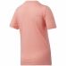 Women’s Short Sleeve T-Shirt Reebok Identity Logo Pink