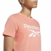 Kortærmet T-shirt til Kvinder Reebok Identity Logo Pink