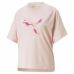 Moteriški marškinėliai su trumpomis rankovėmis Puma Modernoversi Rožinė