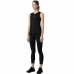 Long Sports Trousers 4F Quick-Drying Black Lady