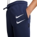 Calças de Treino Infantis Nike Swoosh Azul escuro