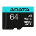 Micro SD Card Adata AUSDX64GUI3V30SA2 64 GB