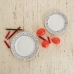 Dinnerware Set Quid Festival Ceramic White 18 Pieces