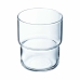 Set de Vasos Arcoroc Log Transparente Vidrio 270 ml 6 Piezas