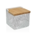 Αλατιέρα με Καπάκι Versa Φοίνικες Κεραμικά Dolomite 12,2 x 11,5 x 12,2 cm