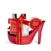 Set de higiene IDC Institute Secret Stories - Cherry Blossom Zapato Rojo 4 Piezas