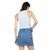 Kortarmet T-skjorte til Kvinner 24COLOURS Casual Blå Lyse Blå