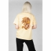 Koszulka z krótkim rękawem Damska 24COLOURS Casual Żółty