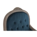 Scaun DKD Home Decor Turquoise Lin Lemn de cauciuc (63.5 x 50 x 102 cm)