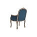 Krzesło DKD Home Decor Turkusowy Płótno Drewno kauczukowe (63.5 x 50 x 102 cm)