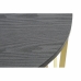 Набор из двух столов DKD Home Decor Чёрный Позолоченный 79 x 79 x 46 cm
